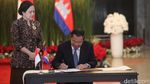 Puan Maharani Terima Presiden Senat Kamboja Hun Sen