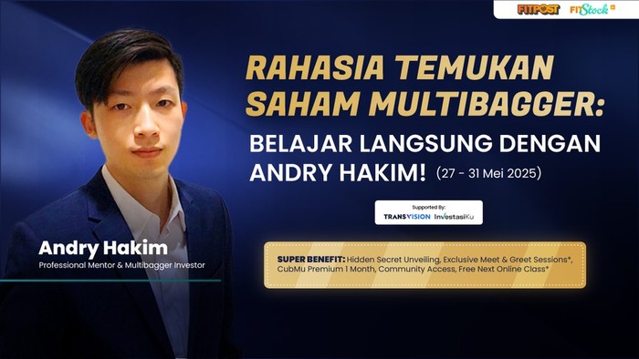 Rahasia temukan saham multibagger bareng Andry Hakim