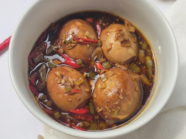 Telur Kecap Pedas