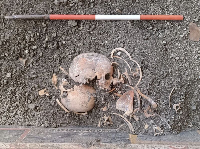 Situs di kamar Pompeii menemukan metode survival korban letusan Gunung Vesuvius