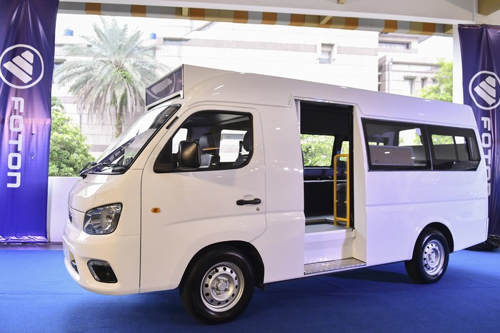 Transjakarta uji coba mobil listrik Foton buat armada Jaklingko