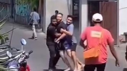 Viral pencuri baju tertangkap warga di Canggu, Badung.