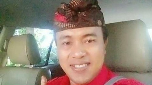Anggota DPRD Gianyar, Nyoman Kandel.