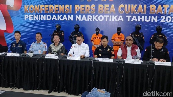 Bea Cukai Batam menggagalkan penyelundupan sabu di Bandara Hang Nadim Batam dan Pelabuhan Internasional Batam Centre. (Foto: Alamudin Hamapu/detikSumut)