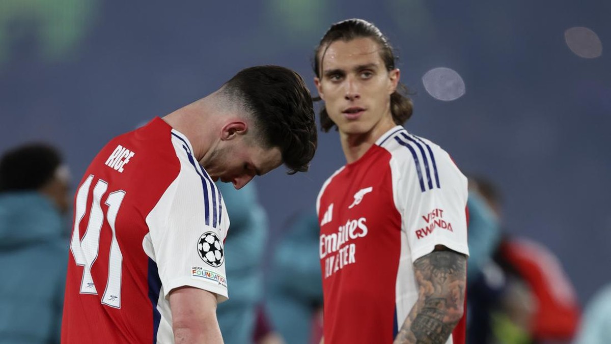 Arsenal tanpa gelar musim ini. (Foto: Getty Images/Neal Simpson/Allstar)