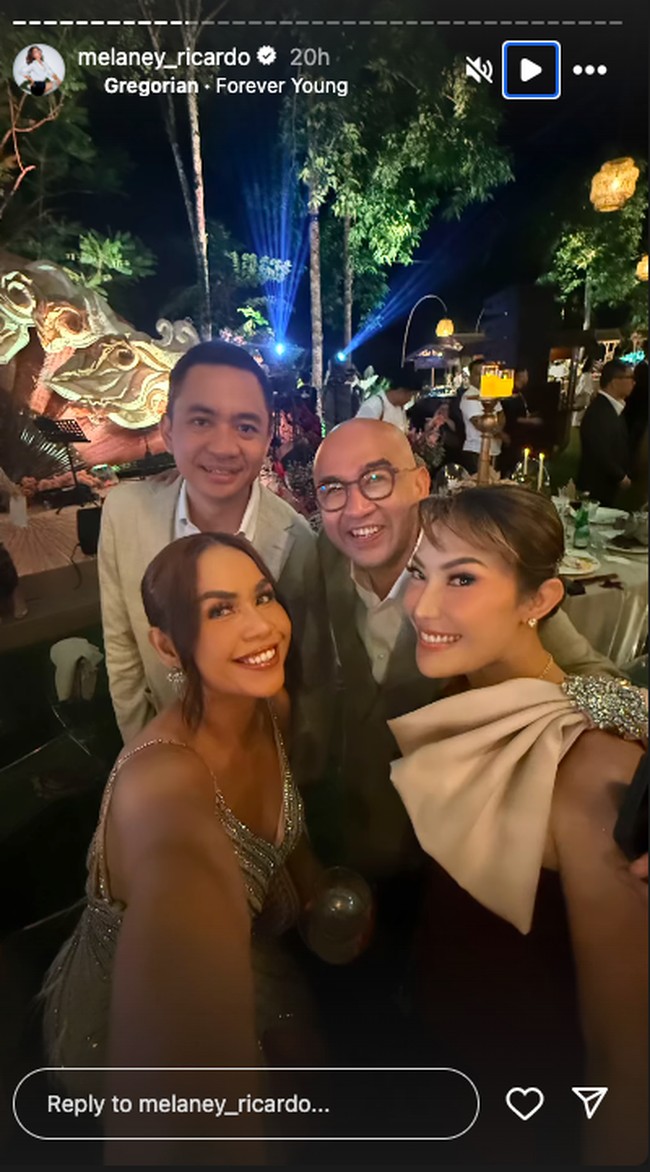 Setelah akad nikah, perayaan pernikahan Luna Maya dan Maxime Bouttier dilanjutkan dengan pesta di malam harinya. Foto: Instagram