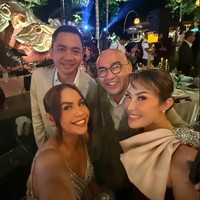 Setelah akad nikah, perayaan pernikahan Luna Maya dan Maxime Bouttier dilanjutkan dengan pesta di malam harinya. Foto: Instagram