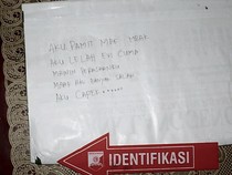 Secarik Pesan Terakhir Pria di Lampung Sebelum Akhiri Hidup