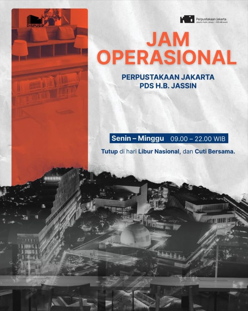 Jam Buka Perpustakaan Jakarta & PDS H.B. Jassin