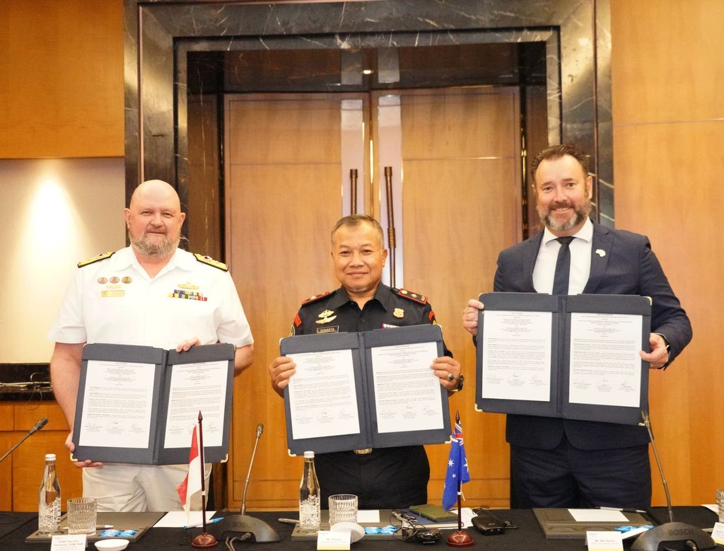 Kementerian Kelautan dan Perikanan (KKP) dan Otoritas Australia tingkatkan kerja sama bidang pengawasan perikanan melalui pertemuan Indonesia-Australia Fisheries Surveillance Forum (IAFSF) ke-24, yang digelar di Jakarta. (Dok. Humas Ditjen PSDKP KKP)