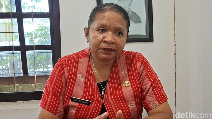 Kepala Seksi Tindak Lanjut UPTD PPA Dinas DP3AP2KB NTT, Margaritha Mauweni. (Foto: Yufengki Bria/detikBali)