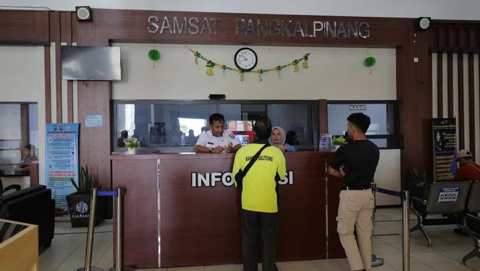Layanan di Kantor Samsat Kota Pangkalpinang