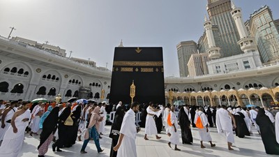 Potret Masjidil Haram yang Mulai Dipadati Calon Jemaah Haji