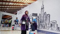 Luas terminal ini mencapai 27.418 meter persegi, dilengkapi dengan area tunggu, area pengantar, serta lounge untuk 2.000 jemaah. (Dok. Angkasa Pura Indonesia)
