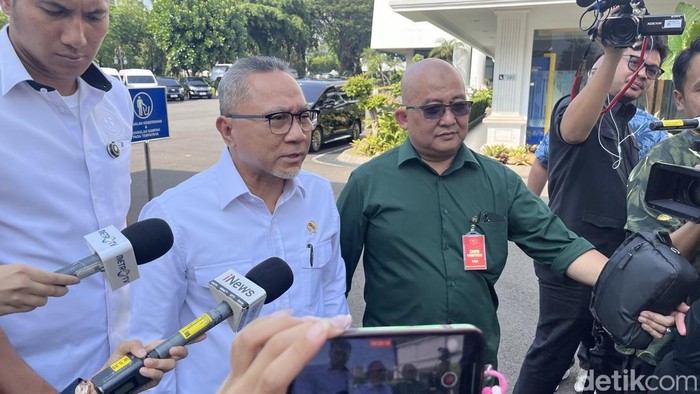 Menko Pangan Zulkifli Hasan. (Eva/detikcom)