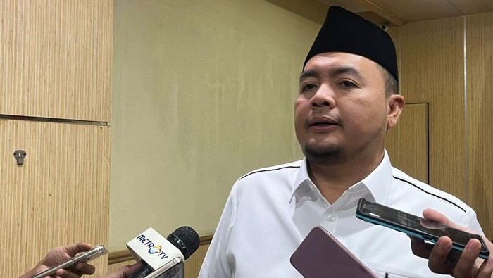 Ketua KPU Mochammad Afifuddin di kantor Bawaslu, Jakarta Pusat, Kamis (8/5/2025).