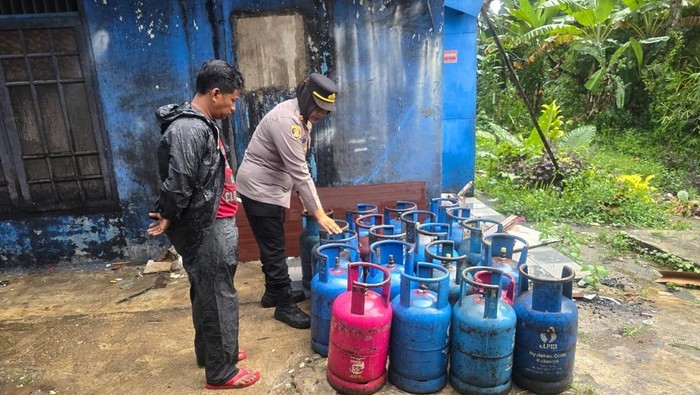 Pabrik oplosan gas di Dramaga Bogor digerebek polisi