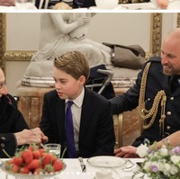 Keterlibatan Pangeran George terlihat di sebuah acara pesta teh resmi yang diadakan di Istana Buckingham untuk menghormati para veteran Perang Dunia II. Foto: dok. Instagram @princeandprincessofwales