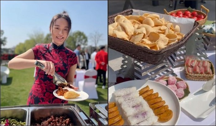 Pasangan  Ini Sajikan Nasi Lemak dan Teh Tarik di Pesta Pernikahan