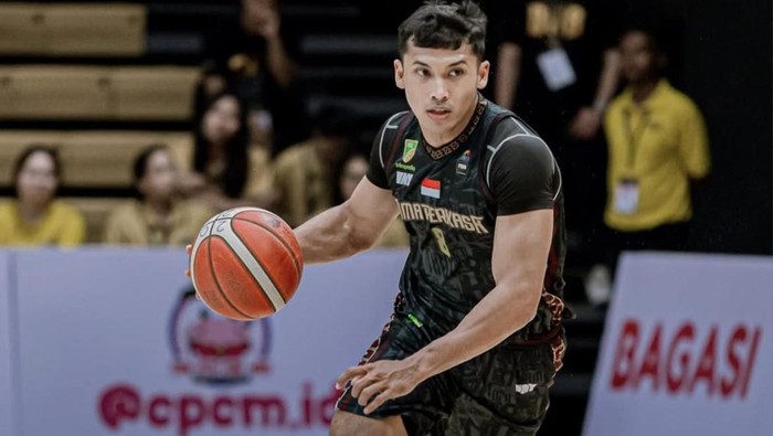 Pemain Bima Perkasa Jogja, Avin Kurniawan di IBL 2025.