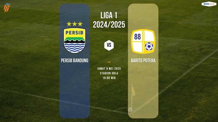 Persib Bandung vs Barito Putera.