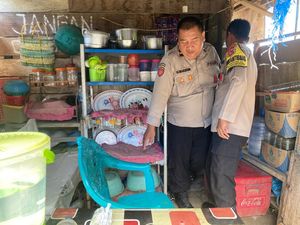 Wanita di Polman Tiba-tiba Hajar Pemilik Warung Pakai Tabung Gas 3 Kg