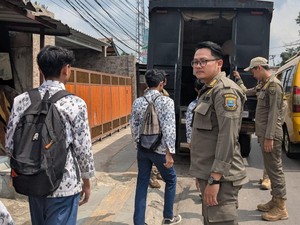 Bolos Sekolah, 17 Pelajar KBB Diciduk Satpol PP Saat Nongkrong