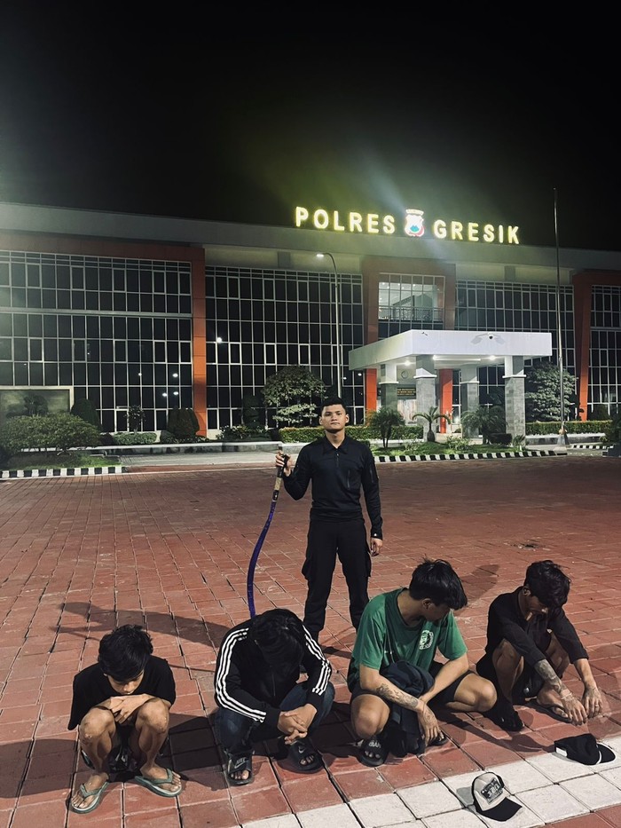 Tawuran antargeng di Gresik dibubarkan