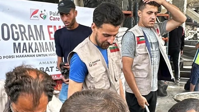 Bantuan makanan yang diberikan Ratu Dewa sudah disalurkan di Gaza.