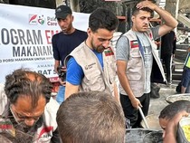 Bantuan Makanan dari Wali Kota Palembang Tiba di Gaza