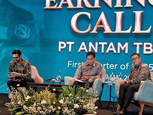 Laba Bersih Antam Lompat 1.000% Lebih, Jadi Rp 2,32 T di Kuartal I 2025