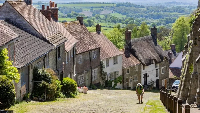 Golden Hill, Shaftesbury, Kota Dorset Utara, Inggris.