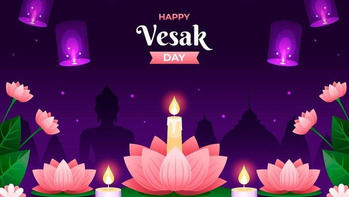 Ilustrasi Hari Raya Waisak.