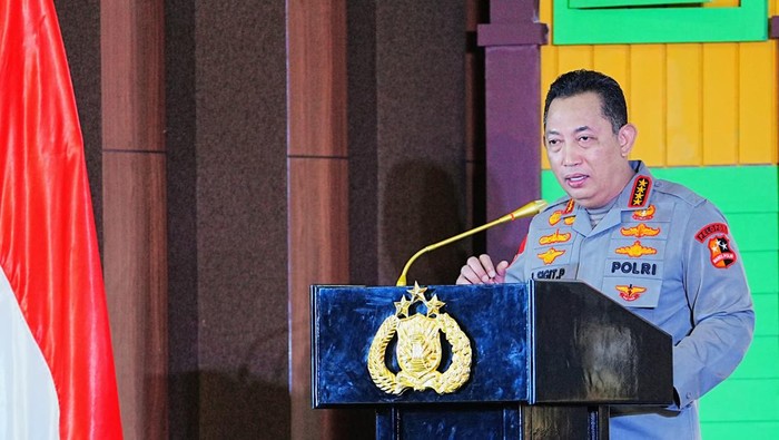 Kapolri di Rakernis SSDM dan Slog Polri