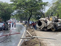 Cerita Sopir Truk Molen Terguling di Silayur: Saya Teriak Minggir!