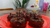 Buat kuih keria, tapi netizen ini kaget lihat lelehan gulanya membeku mirip jamur yang tumbuh. Foto: Facebook