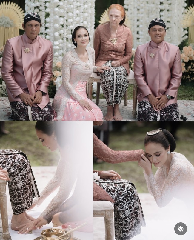 Cantik menawan, Luna melengkapi penampilannya dengan sanggul khas wanita Jawa serta riasan soft glam yang membuat pesonanya makin terpancar. Foto: Instagram/@lunamaya