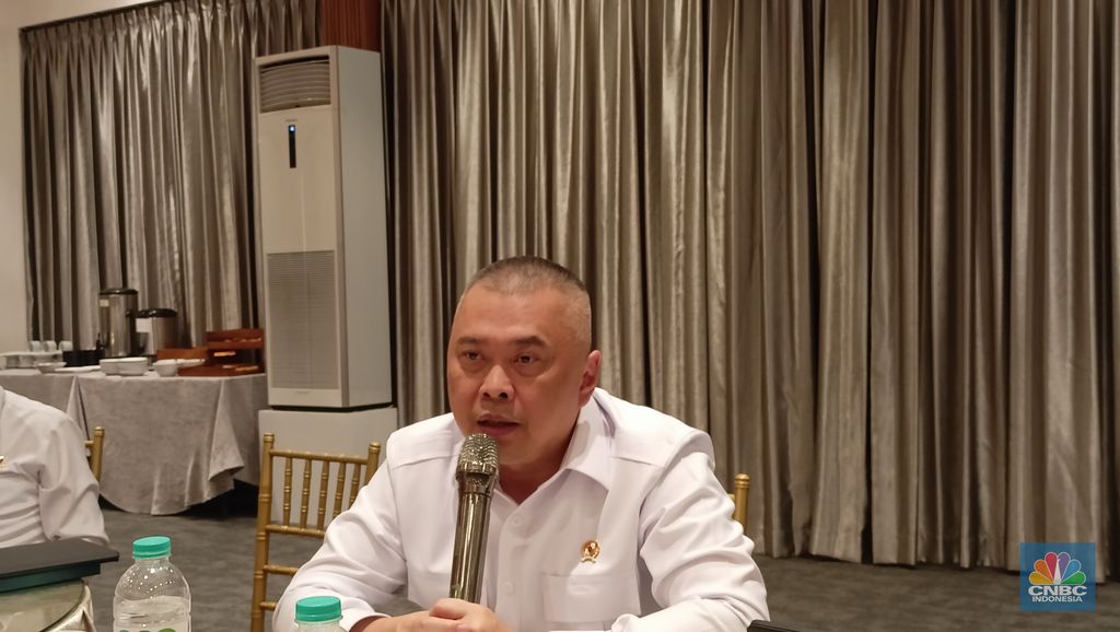 Menteri Perhubungan, Dudy Purwagandhi. (CNBC Indonesia/Ferry Sandi)