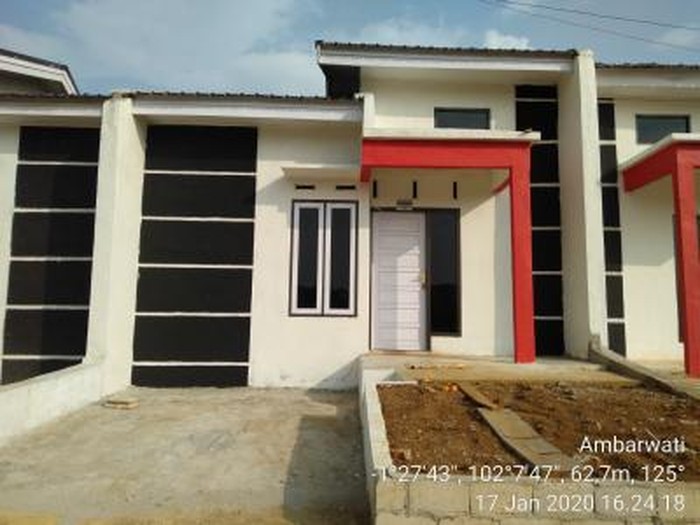 Penampakan rumah di Bungo City Residence