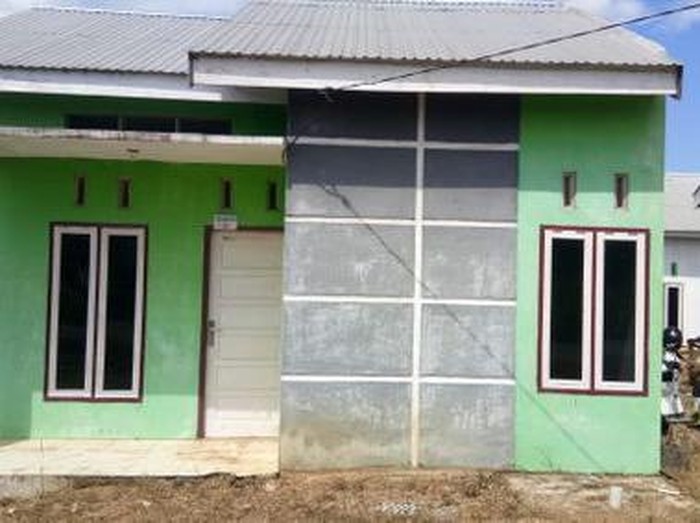 Penampakan rumah di Puri Binjai Residence.