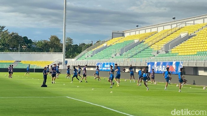 PSM Makassar menggelar ofisial training di Stadion Gelora BJ Habibie, Parepare jelang melawan Malut United dalam laga Liga 1 2024/2025.