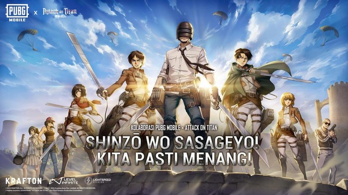 PUBG Mobile Gelar Update Versi 3.8, Ada Mode Attack on Titan