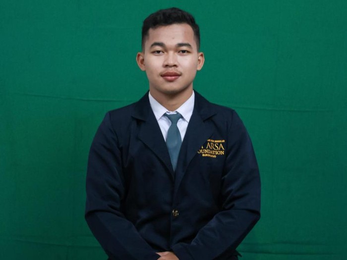 Siswa SMA Unggulan CT Arsa Sukoharjo, Dafa Aziz Firmansyah.