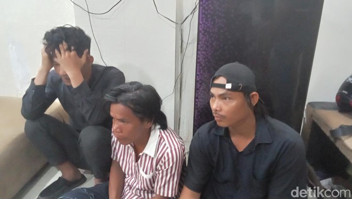 Tiga preman pasar tertangkap tangan saat sedang beraksi di Palembang
