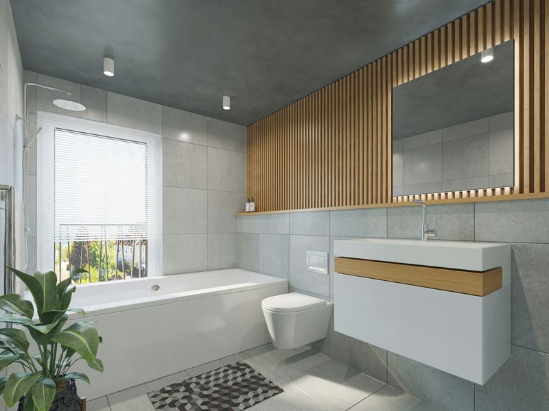 Rekomendasi warna cat kamar mandi yang estetis, cocok untuk rumah minimalis!