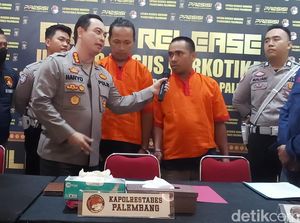 Pengakuan 2 Kurir Narkoba asal Riau: Kirim ke Km 12 Palembang-Tol Keramasan