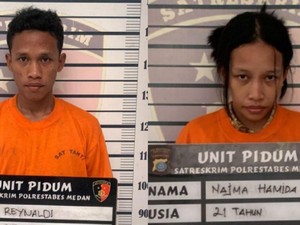 Tampang Abang-Adik di Medan Kirimkan Mayat Bayi Hasil Inses Lewat Ojol