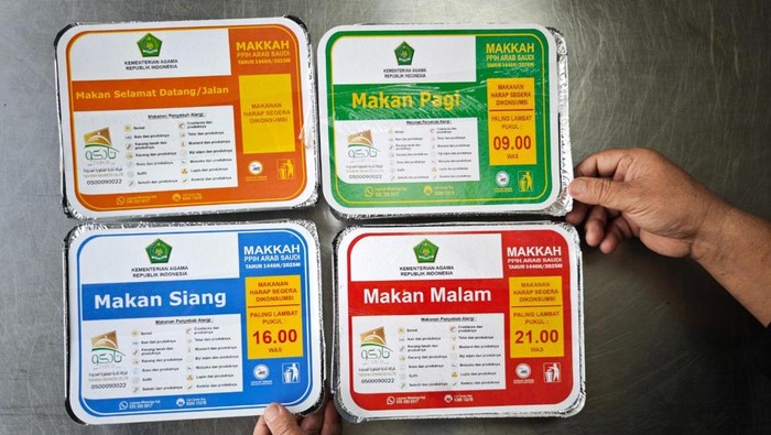 Menu makanan jemaah haji RI selama di Makkah