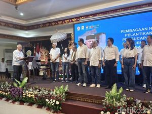 Basuki Hadimuljono Lantik Pengurus Kagama Bali, Titip Isu Sampah Jadi Prioritas