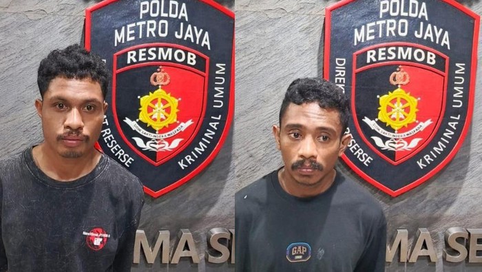 Polda Metro Jaya menangkap dua pelaku premanisme berkedok debt collector kendaraan di Cipinang Besar, Jaktim (dok. ist)